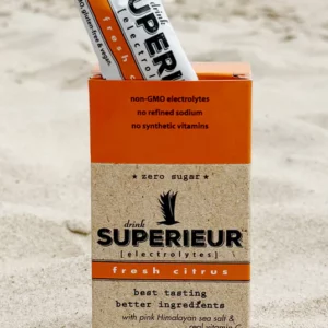 Superieur Electrolyte Drink Mix - Fresh Citrus (Box of 14 Packets)