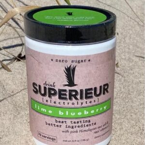 Superieur Electrolyte Drink Mix - Lime Blueberry (Canister)