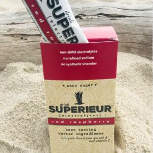 Superieur Electrolyte Drink Mix - Red Raspberry (Box of 14 Packets)