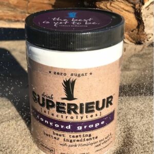 Superieur Electrolyte Drink Mix - Concord Grape (Canister)