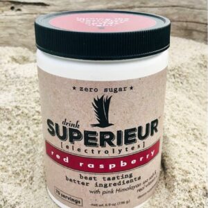 Superieur Electrolyte Drink Mix - Red Raspberry (Canister)