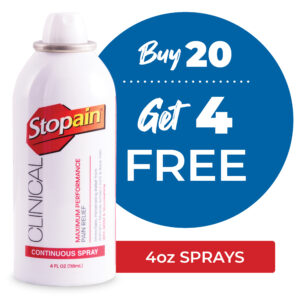 Stopain Clinical Topical Analgesic Fall Promo - 24 Spray